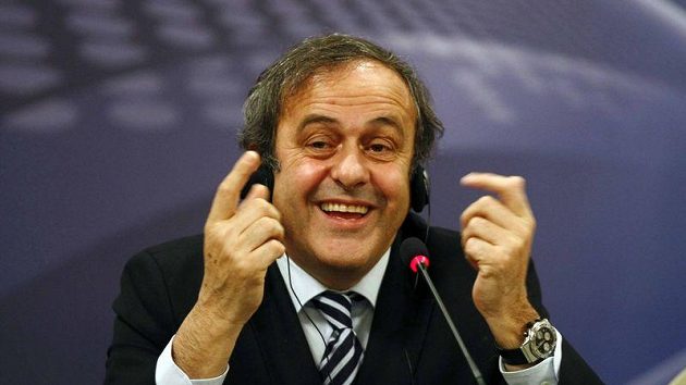 Předseda UEFA Michel Platini Předseda UEFA Michel Platini