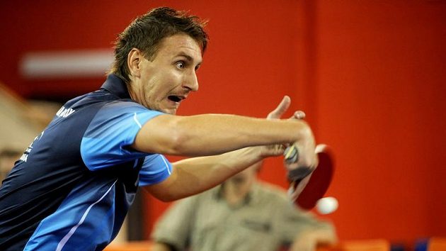 Stolní tenista Dmitrij Prokopcov Stolní tenista Dmitrij Prokopcov