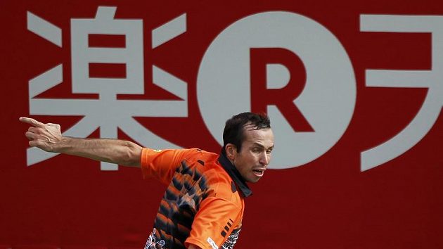 Tenista Radek Štěpánek na turnaji v Tokiu Tenista Radek Štěpánek na turnaji v Tokiu