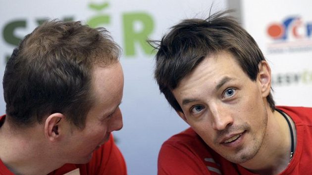 Martin Koukal (vpravo) na archivním snímku s Lukášem Bauerem. Martin Koukal (vpravo) na archivním snímku s Lukášem Bauerem.