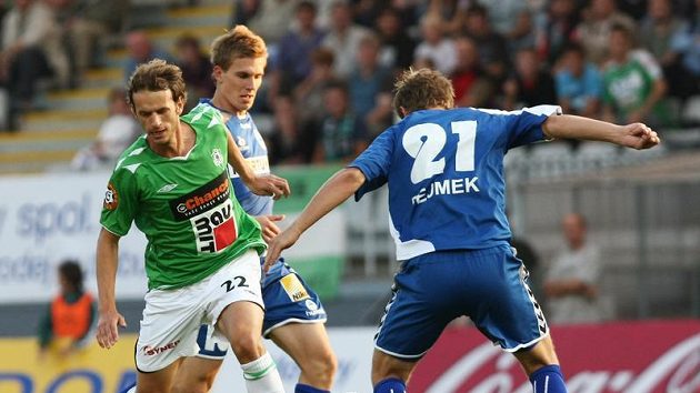 Jablonecký Marek Jarolím (v zeleném) Jablonecký Marek Jarolím (v zeleném)