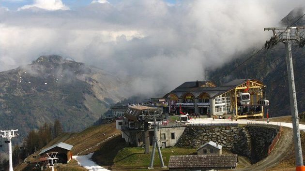 Lyžařský resort Les Grands Montets v Chamonix Lyžařský resort Les Grands Montets v Chamonix