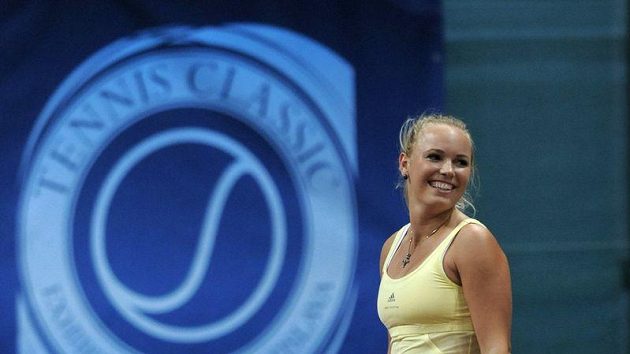 Dánská tenistka Caroline Wozniacká Dánská tenistka Caroline Wozniacká