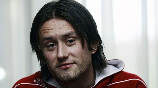 Tomáš Rosický na srazu fotbalové reprezentace. Tomáš Rosický na srazu fotbalové reprezentace.