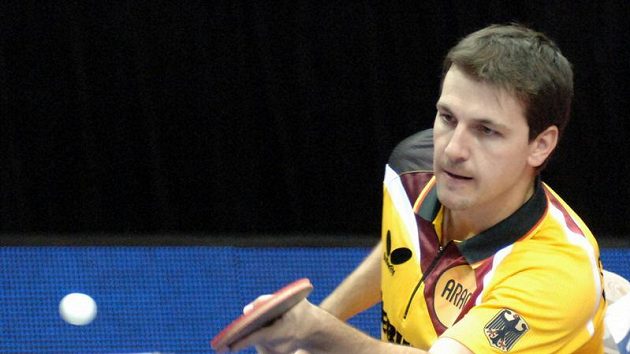 Německý stolní tenista Timo Boll Německý stolní tenista Timo Boll