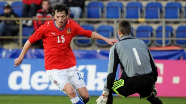 Libor Kozák v dresu české fotbalové reprezentace do 21 let Libor Kozák v dresu české fotbalové reprezentace do 21 let