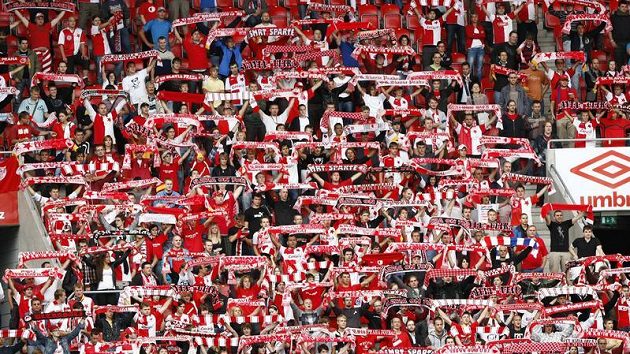 Fanoušci Slavie. Fanoušci Slavie.