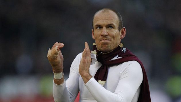 Fotbalista Bayernu Mnichov Arjen Robben Fotbalista Bayernu Mnichov Arjen Robben