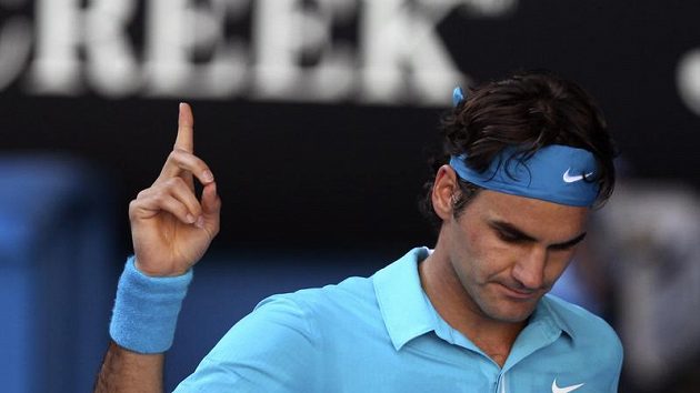 Roger Federer po utkání s Davyděnkem na Australian Open Roger Federer po utkání s Davyděnkem na Australian Open