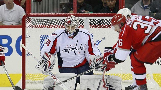 Michal Neuvirth, brankář Washington Capitals Michal Neuvirth, brankář Washington Capitals