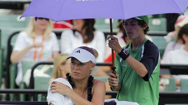 Dánská tenistka Caroline Wozniacká Dánská tenistka Caroline Wozniacká