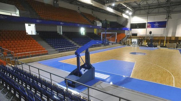 Městská hala míčových sportů v brněnské Vodově ulici, kde budou hrát zápasy MS české basketbalistky Městská hala míčových sportů v brněnské Vodově ulici, kde budou hrát zápasy MS české basketbalistky
