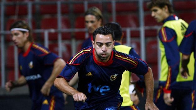 Španělský fotbalista Xavi. Španělský fotbalista Xavi.