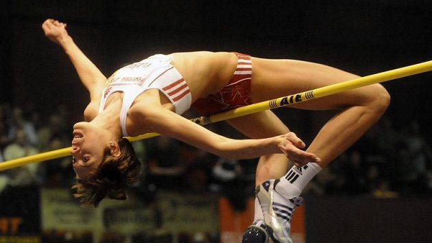 Chorvatská výškařka Blanka Vlašičová na mítinku Moravská výškařská tour Chorvatská výškařka Blanka Vlašičová na mítinku Moravská výškařská tour
