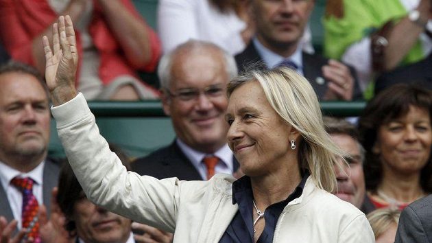 V hledišti drží Petře Kvitové Palce i legenda Martina Navrátilová. V hledišti drží Petře Kvitové Palce i legenda Martina Navrátilová.