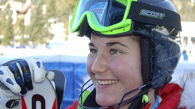 Šárka Záhrobská po kombinaci na olympiádě Šárka Záhrobská po kombinaci na olympiádě