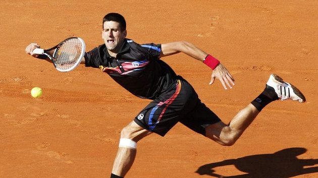 Srbský tenista Novak Djokovič na Roland Garros Srbský tenista Novak Djokovič na Roland Garros