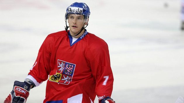 Obránce hokejové dvacítky Michal Kempný Obránce hokejové dvacítky Michal Kempný