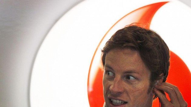 Britský pilot Jenson Button. Britský pilot Jenson Button.