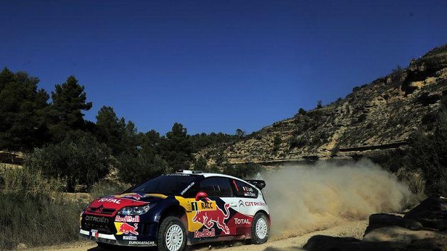 Sebastien Loeb na Katalánské rallye. Sebastien Loeb na Katalánské rallye.