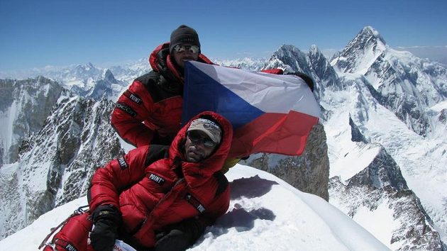 Radek Jaroš na hoře Gasherbrum II Radek Jaroš na hoře Gasherbrum II