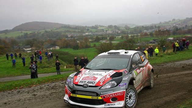 Martin Prokop s vozem Ford Fiesta WRC Martin Prokop s vozem Ford Fiesta WRC