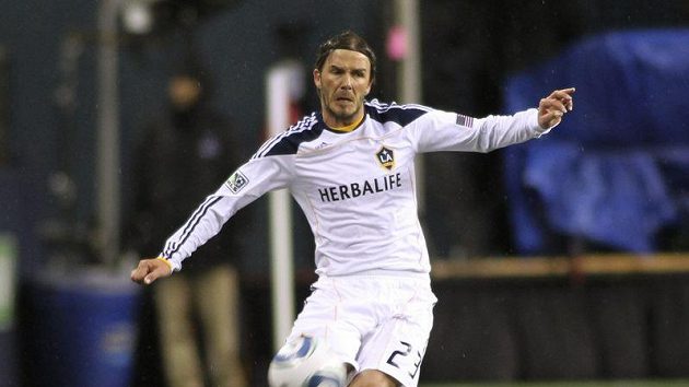 David Beckham v dresu Galaxy. David Beckham v dresu Galaxy.