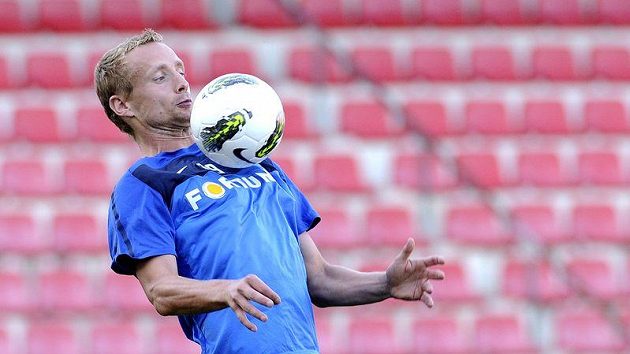 Jiří Jarošík na tréninku Sparty Jiří Jarošík na tréninku Sparty