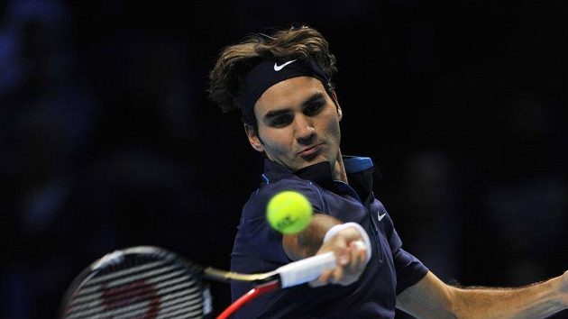 Roger Federer ze Švýcarska na Turnaji mistrů Roger Federer ze Švýcarska na Turnaji mistrů