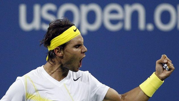 Rafael Nadal měl v prvním kole US Open velké štěstí. Rafael Nadal měl v prvním kole US Open velké štěstí.