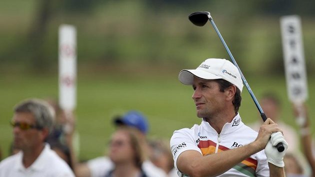 Golfista Steve Webster na Moravia Silesia Open v Čeladné Golfista Steve Webster na Moravia Silesia Open v Čeladné