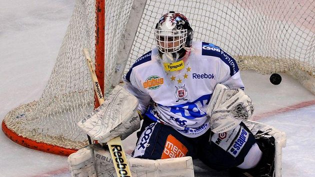 Pardubický brankář Martin Růžička Pardubický brankář Martin Růžička