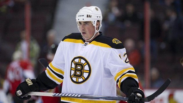 Tomáš Kaberle v dresu Bostonu. Tomáš Kaberle v dresu Bostonu.