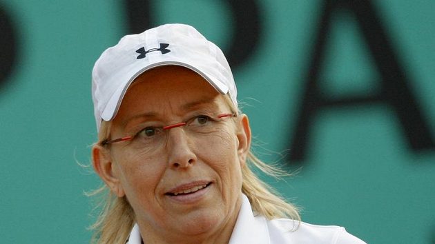 Americká tenistka českého původu Martina Navrátilová Americká tenistka českého původu Martina Navrátilová