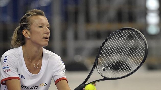 Česká fedcupová reprezentantka Květa Peschkeová Česká fedcupová reprezentantka Květa Peschkeová