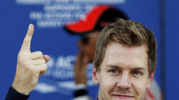 Němec Sebastian Vettel po kvalifikaci na VC Japonska F1. Němec Sebastian Vettel po kvalifikaci na VC Japonska F1.