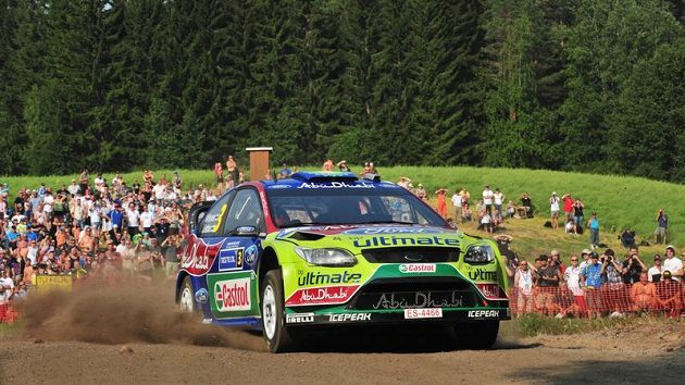 Finský pilot Mikko Hirvonen. Finský pilot Mikko Hirvonen.