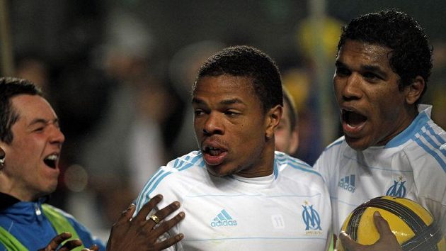 Brazilský útočník Brandao (vpravo). Brazilský útočník Brandao (vpravo).