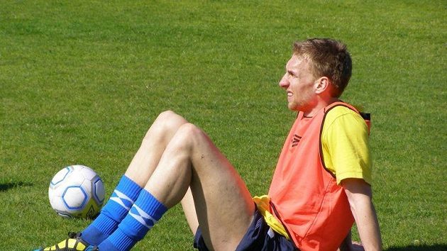 Antonín Rosa při tréninku Teplic v kyperském Pafosu. Antonín Rosa při tréninku Teplic v kyperském Pafosu.