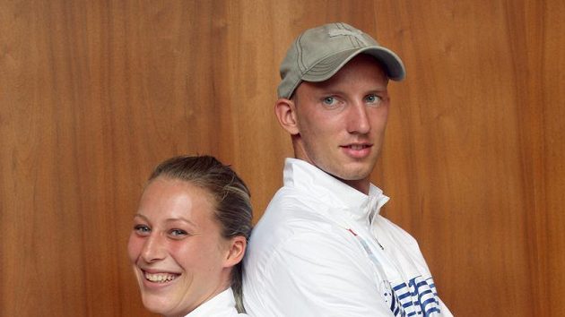 Atleti Jiřina Ptáčníková a Petr Svoboda Atleti Jiřina Ptáčníková a Petr Svoboda