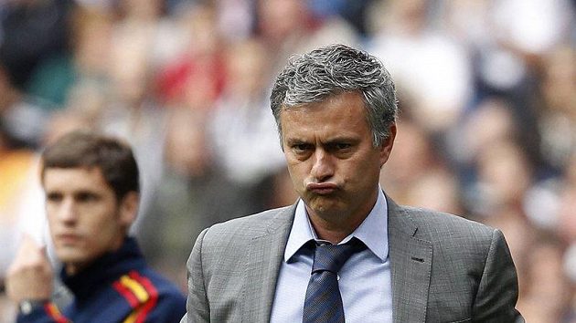 Zakaboněný kouč Realu Madrid Jose Mourinho Zakaboněný kouč Realu Madrid Jose Mourinho