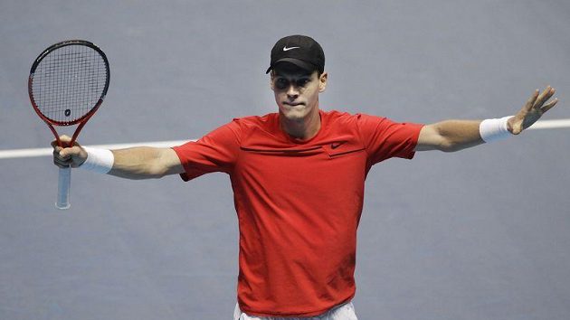 Tomáš Berdych na Turnaji mistrů v Londýně Tomáš Berdych na Turnaji mistrů v Londýně
