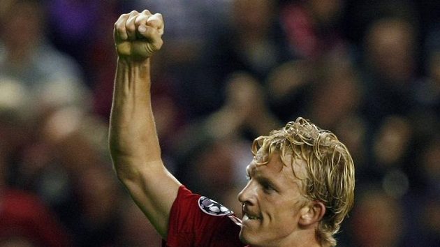 Útočník Liverpoolu Dirk Kuijt. Útočník Liverpoolu Dirk Kuijt.