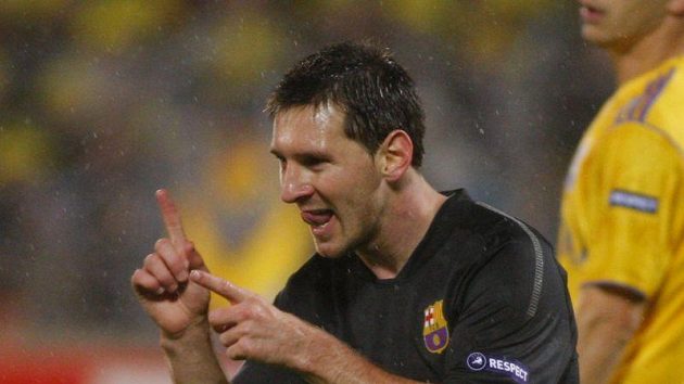 Chladno, déšť, Lionel Messi však řádil i v Minsku proti Borisovu... Chladno, déšť, Lionel Messi však řádil i v Minsku proti Borisovu...