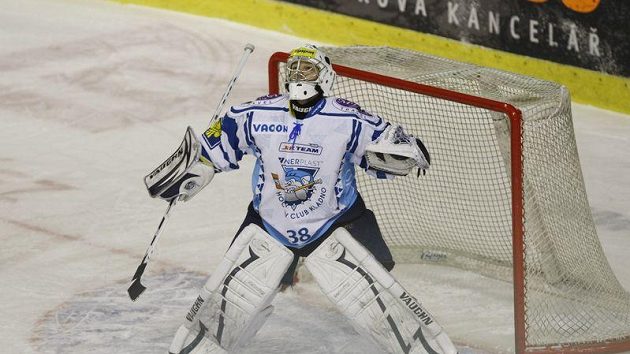 Brankář Martin Falter ještě v dresu Kladna Brankář Martin Falter ještě v dresu Kladna