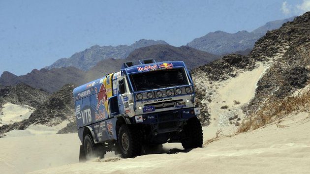 Vladimír Čagin během Rallye Dakar Vladimír Čagin během Rallye Dakar