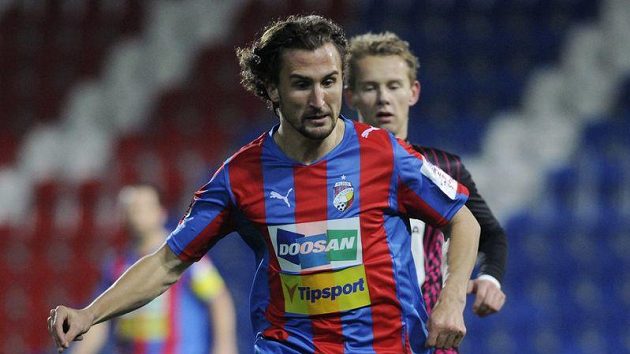 Plzeňský Petr Jiráček v utkání proti Mladé Boleslavi Plzeňský Petr Jiráček v utkání proti Mladé Boleslavi