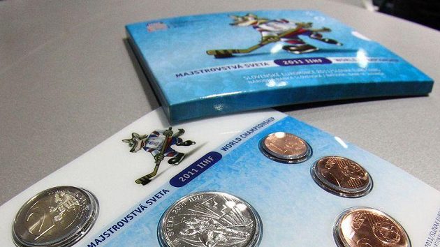 Památeční mince, které byly zhotoveny k příležitosti hokejového mistrovství světa na Slovensku 2011. Památeční mince, které byly zhotoveny k příležitosti hokejového mistrovství světa na Slovensku 2011.