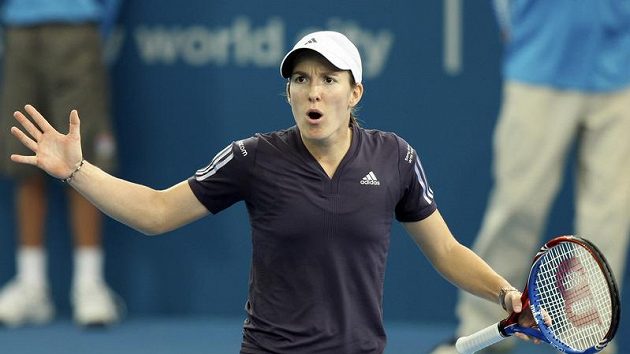 Belgická tenistka Justine Heninová Belgická tenistka Justine Heninová