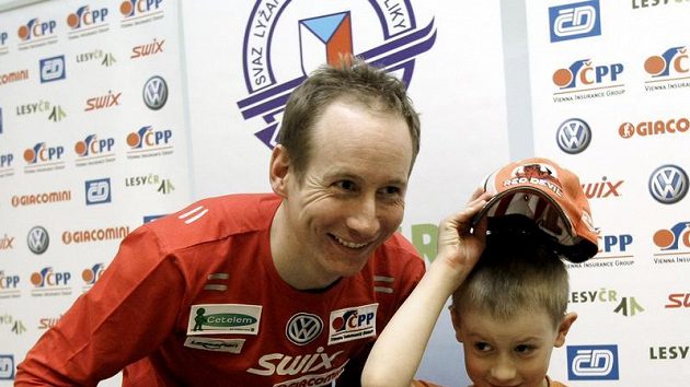 Lukáš Bauer se synem Matyášem Lukáš Bauer se synem Matyášem